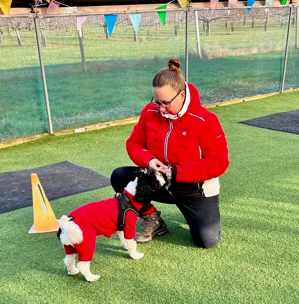 Martina-And-Flossy-In-Training